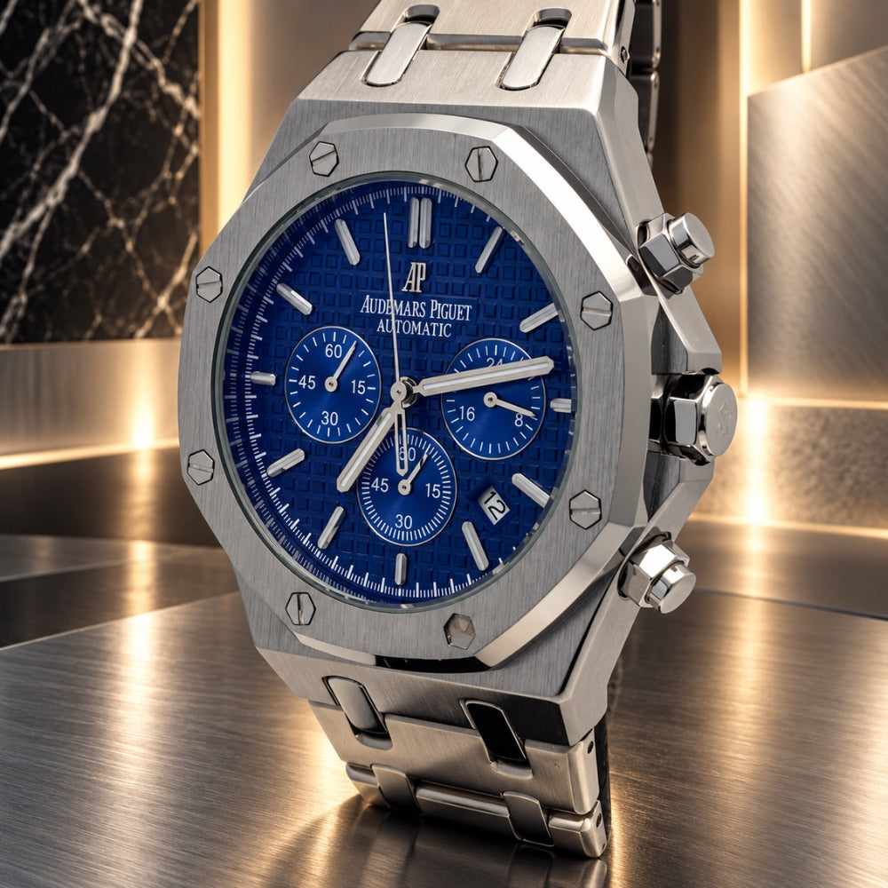 Relógio Audemars Royal Oak Chrono Blue - 1ª linha