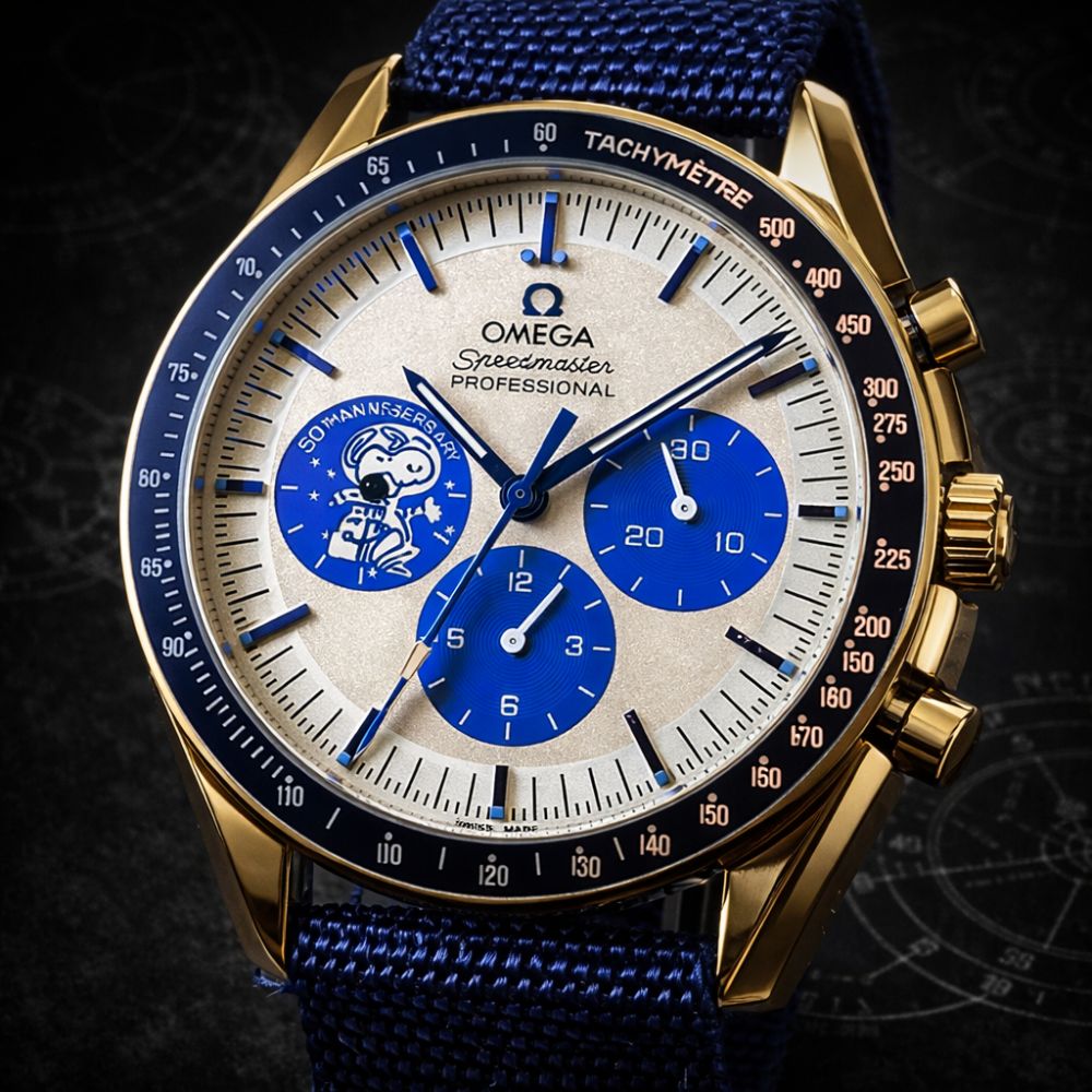 Relógio Omg Snoopy Masculino - Azul