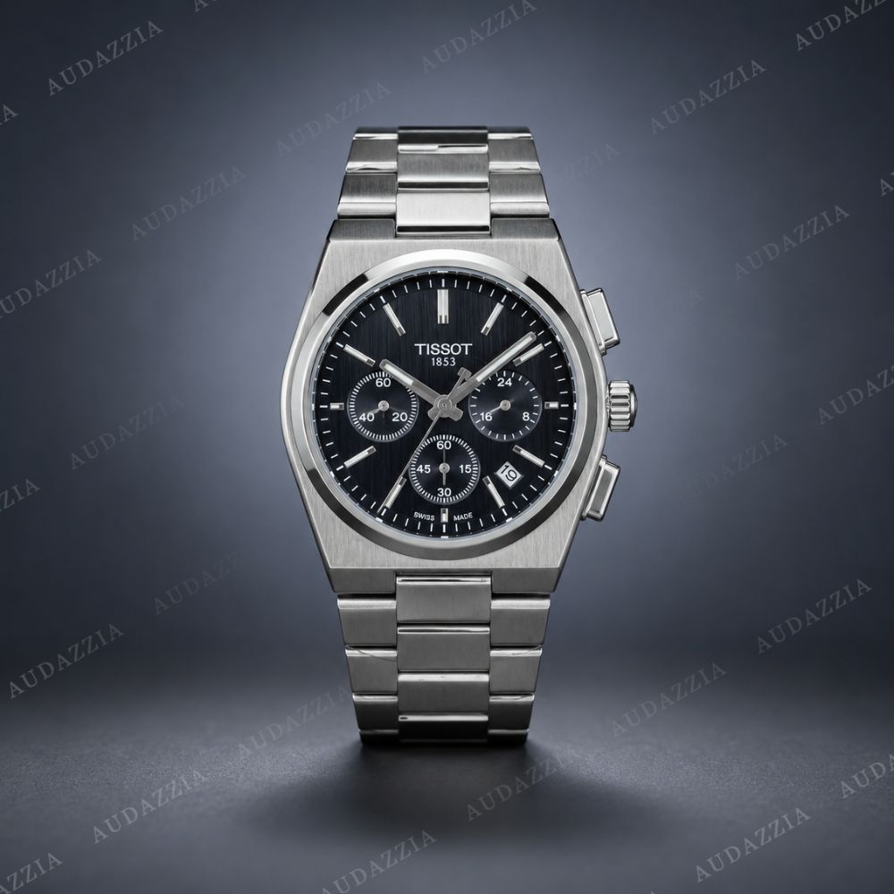 Relógio Tisso PRX Cronograph Black Steel - 1ª linha