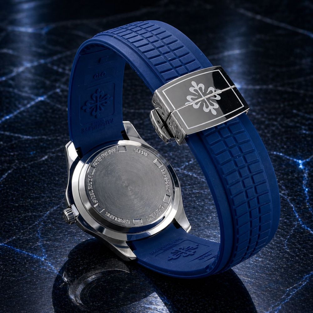 Relógio Patek Aquanut Blue & Silver - 1ª linha