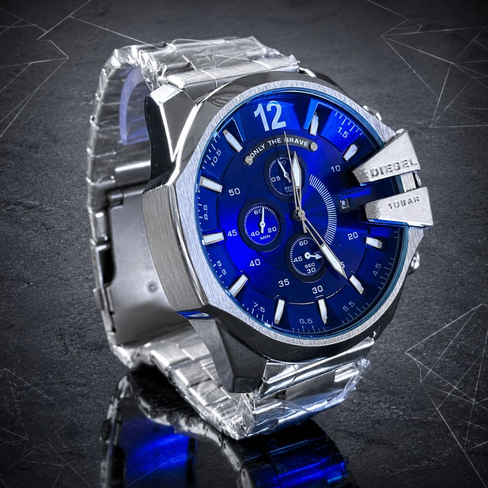 Diese Mega Chief Cronograph DZ4323 Blue Edition - 1ª linha