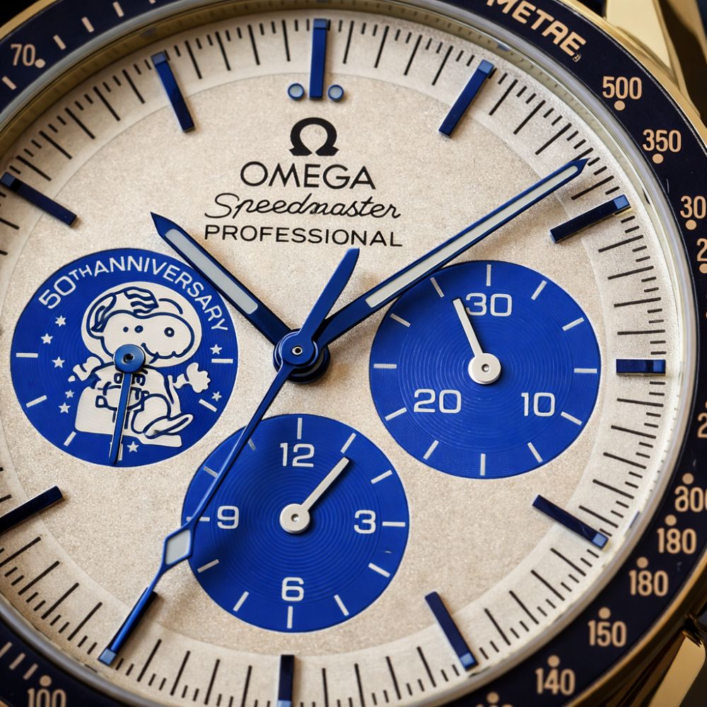 Relógio Omg Snoopy Masculino - Azul